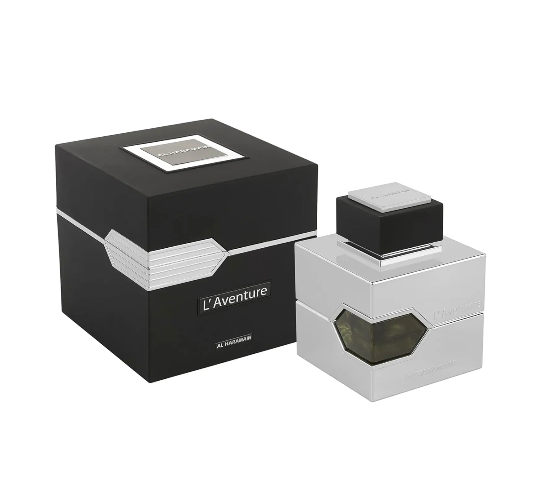 Al Haramain L'aventure Eau De Parfum Spray - Masculine Woody Blend Fragrance for Men, Confident for Work and Weekends, 3.4 Fl Oz Single Item