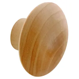 Prime-Line Products 217363 1.75 in. Hard Wood Knob - 2 Per Pack