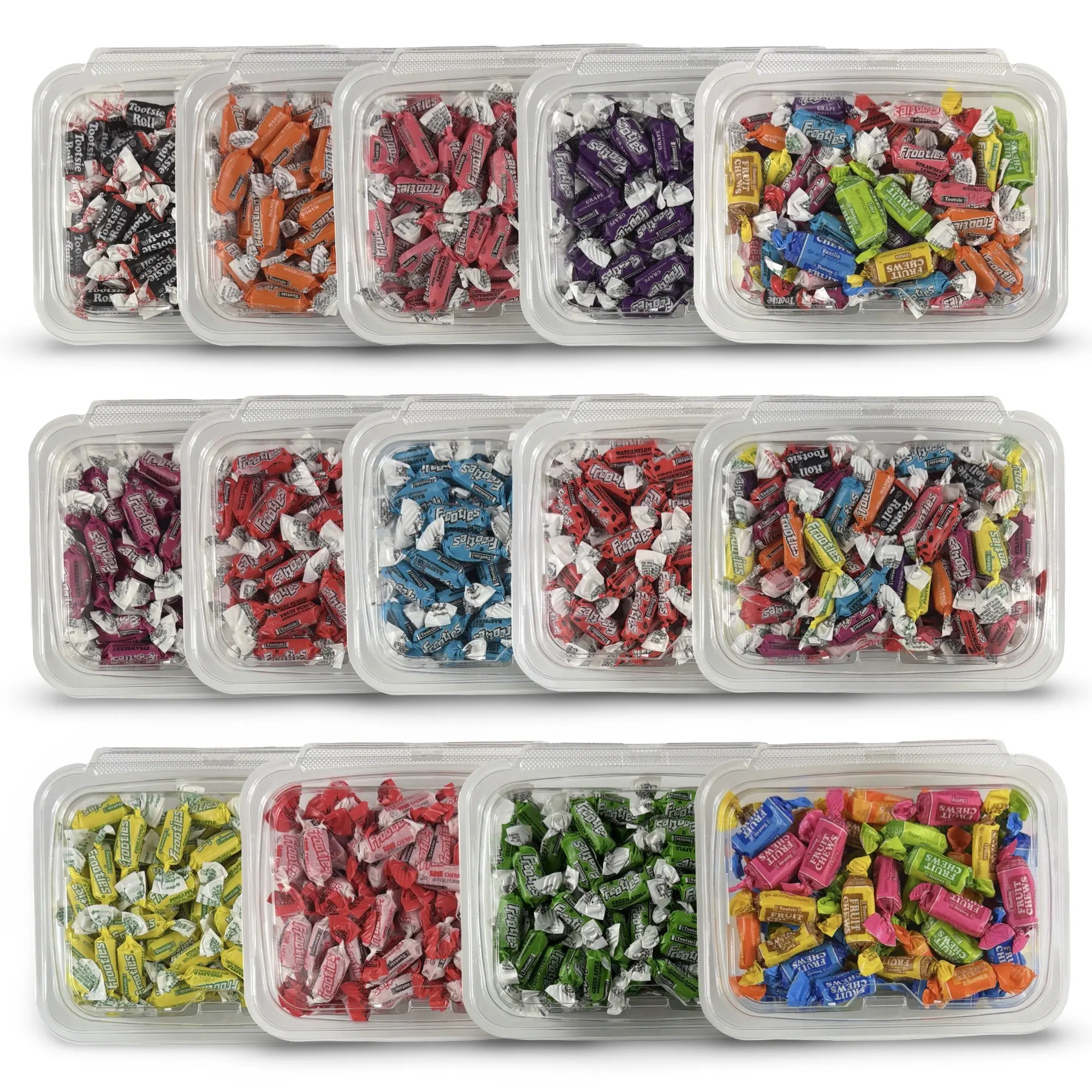 Tootsie Frooties, Tootsie Rolls & Fruit Chews – 12 oz Tub | Choose Single Flavor or 4 Variety Mixes Including Albert's Fruit Chews