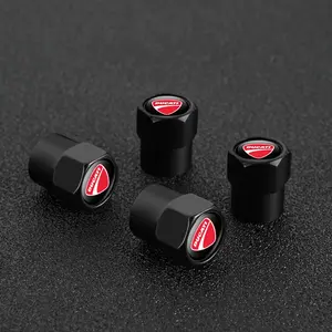 4pcs Cnc Aluminum Tire Valve Air Port Cover Cap, Motorcycle Accessories for Ducati Hypermotard 950 939 821 796 Sp 1100 1200s