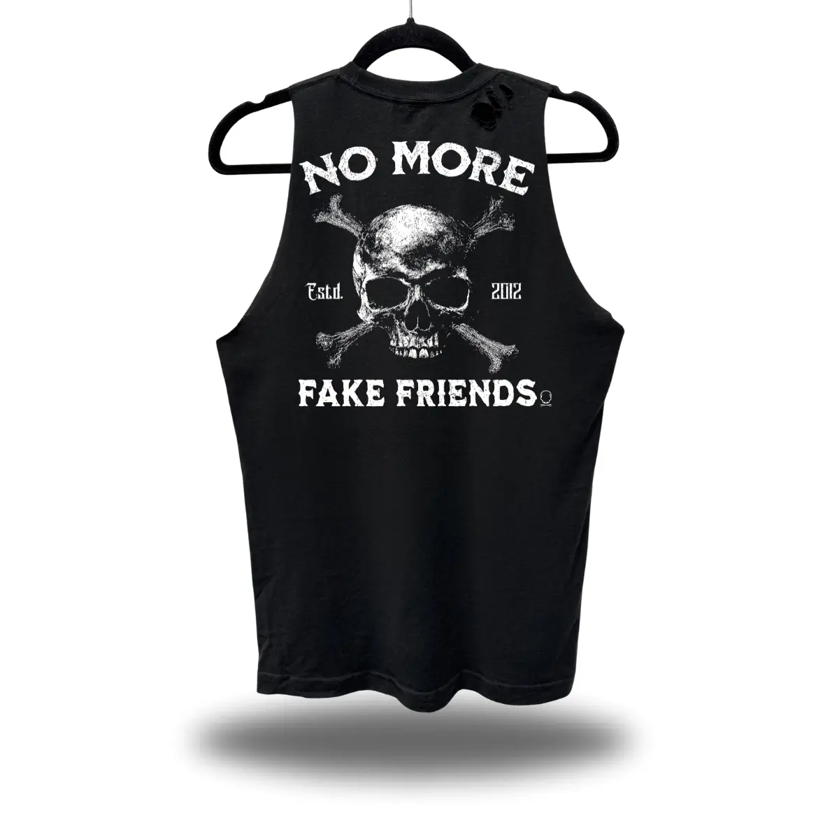 TheDriveClothing Fake Friends Road Rash Tank Top – Y2K Streetwear Graphic Tank, TikTok Viral Biker Fashion, Grunge Goth Alt Aesthetic, Skater Streetwear, Urban Festival Summer Outfit