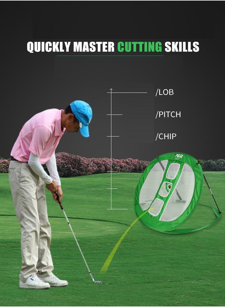 Golf cutting practice net
