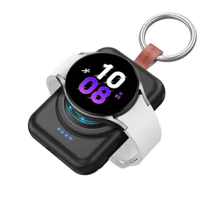 Portable Charger For Samsung Galaxy Watch Active 1/2/3/4/5 Pro/6 Classic/6/7/8/ultra With Capacity Of 1800 Mah And Supports Fast Wireless Charging, Smart Watch Accessories