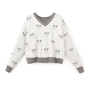Disney Store Mickey Mouse V-Neck Sweater for Women by Her Universe