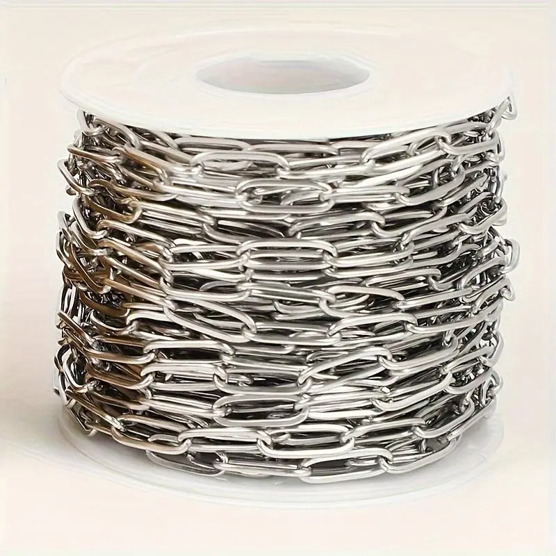 Heavy-duty chain - Suitable for lifting, drying, guardrails and security purposes. It is an industrial-grade product and comes with dog chain links.