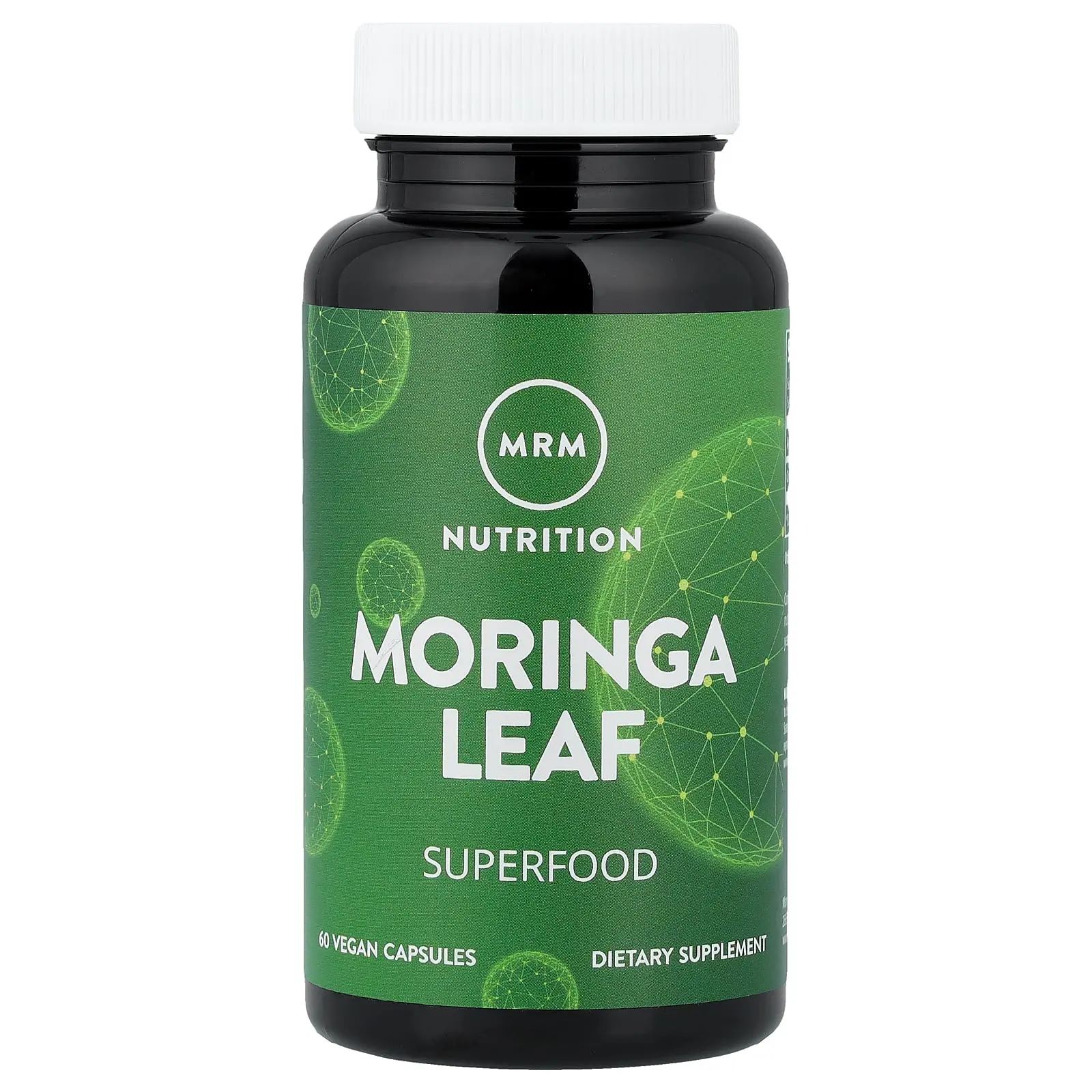 MRM Nutrition Moringa Leaf, 60 Vegan Capsules (600 mg per Capsule)