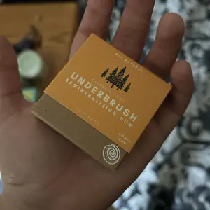 Product Review of Honey Bun  UNDERBRUSH Remineralizing Chewing Gum with Nano-Hydroxyapatite for Teeth and Gum Protection - 30 DAY SUPPLY Sweet Natural from a**w