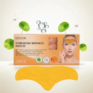 EELHOE Overnight Forehead Wrinkle Patches with Centella Asiatica & Collagen, Forehead Mask for Fine Lines and Expression Lines, 10 Pcs Skin Repair Gentle Daily Facial