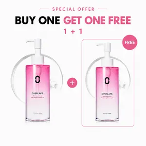 OVERLAPS Pink Desert Ectoin Pore Sweep Cleansing Oil | Gentle Oil Cleanser for Face, Makeup Blackhead Remover, Deep Cleansing, Korean Skin Care for Sensitive Skin, 6.76 fl.oz.