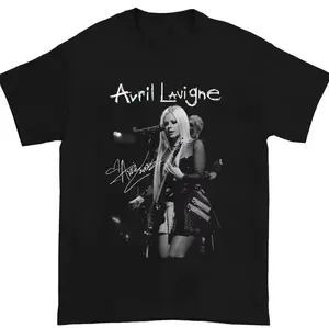 Avril Lavigne Live In Concert T-Shirt US Size: S-6XL, All Colors, Gift for Women Men, Made In USA, 100% cotton, Classic Fit, Unisex T-Shirt