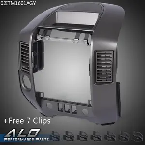 Fit For Nissan 04-2006 Titan/Armada Center Dash/Radio Ac Bezel -W /Speaker Bezel