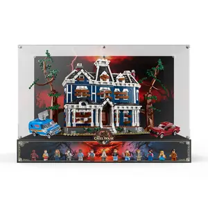 Acrylic Display Case for Stranger Things: The Creel House– Custom Acrylic Showcase with Lighting for 11370 (Case Only, Set Not Included)
