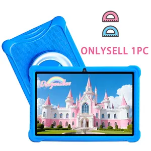 Cute Cartoon Style 10.1 Inch Kids Learning Tablet PC, Supports Video Calls + 5g WiFi + Dual Cameras + Parental Control + Durable Shockproof Case