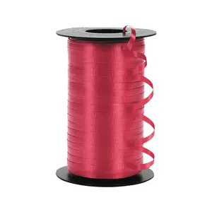 500 Yds. Red Crimped Polypropylene Curling Ribbon