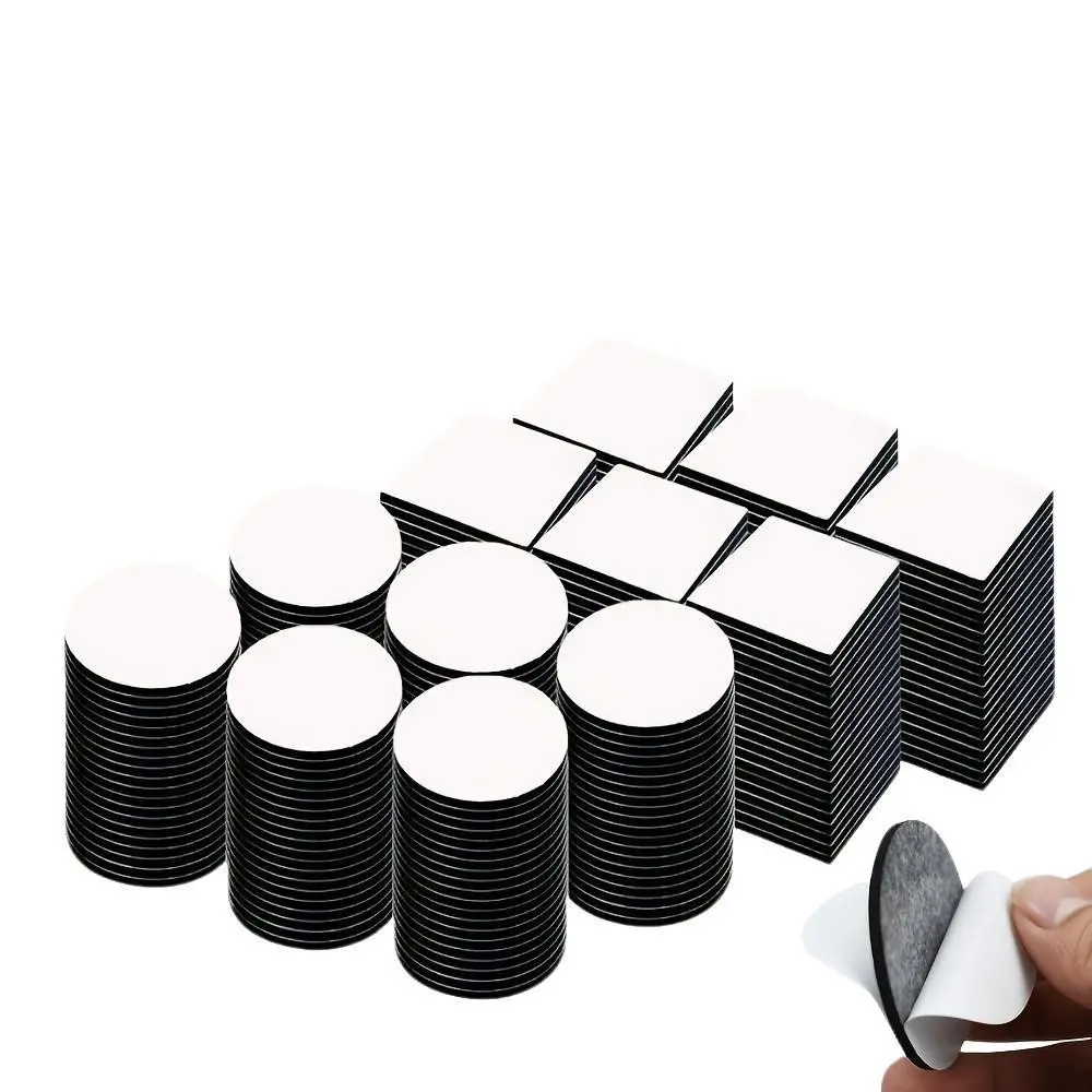 120pcs Super Strong Dual-Sided Multifunctional Tape Self-Adhesive Foam Squares Circles Combo, Home Outdoor Office Wall Floor Door Plastic Adhesive Durable Double Sided Tapes