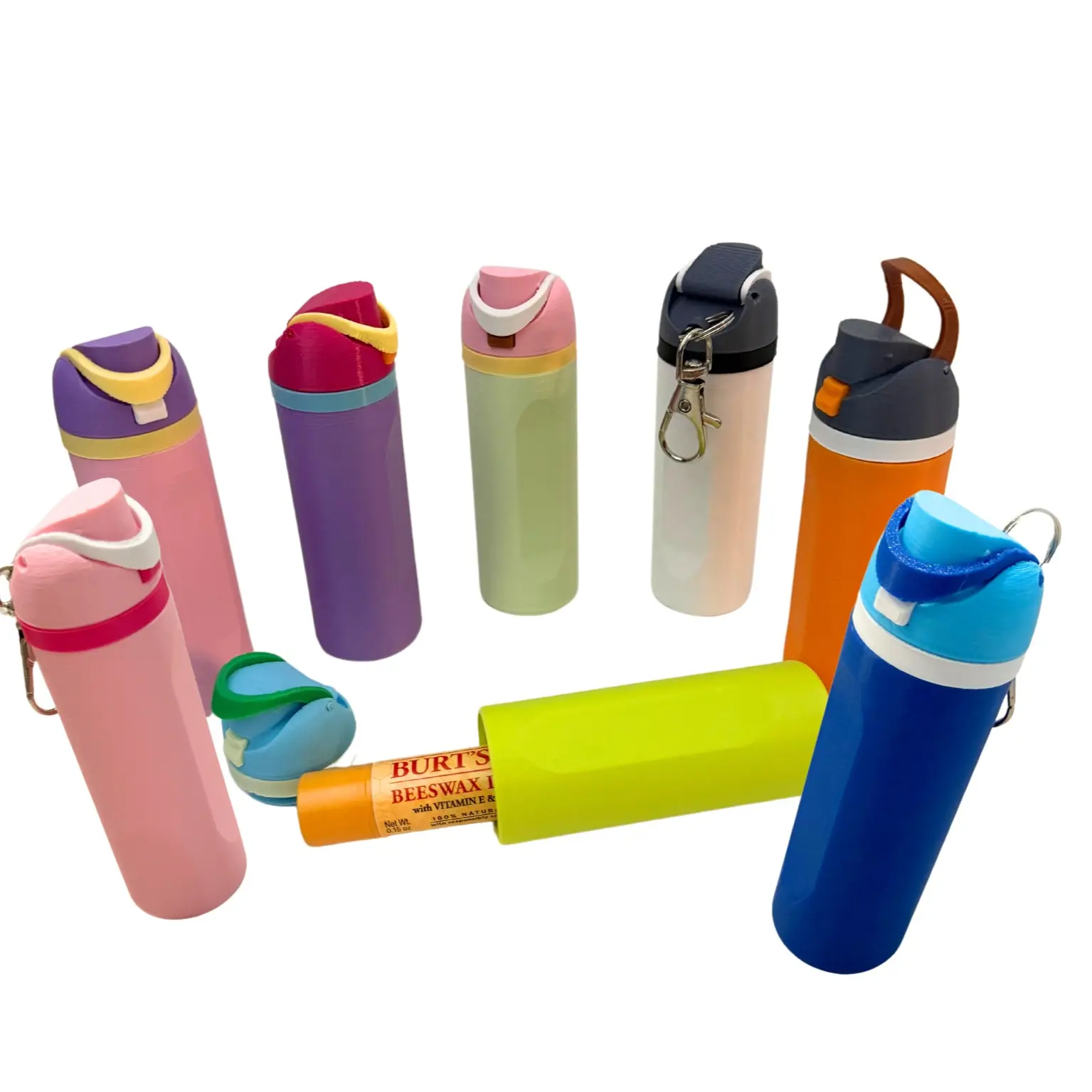 Original Bottle Keychain - Popular Design - Inspired - Collectible - 3d Print Co - Budget Friendly - Lip Balm Holders - Gifts for her Personalized Diy