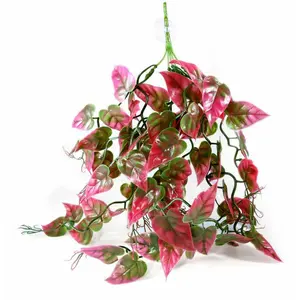 Pangea Hanging Habitat Plant for Reptiles - Red
