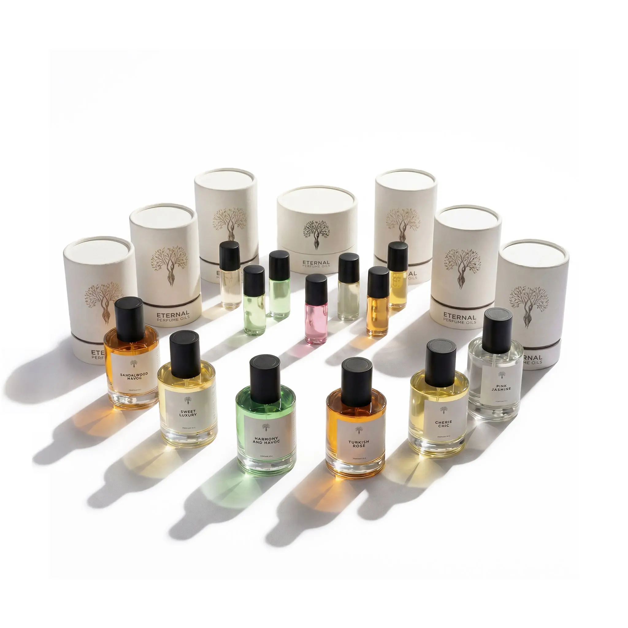 Eternal Perfume Oil Value Bundle | 13 Luxurious New Scents, Best for Gift | Alcohol-Free, Long-Lasting Fragrance Oils Inspired by Modern Icons (Sandalwood Dream, Cigar & Icecream, Pink Flirt, White Vanilla Beach, Pear Pressure, Sweet Luxury )