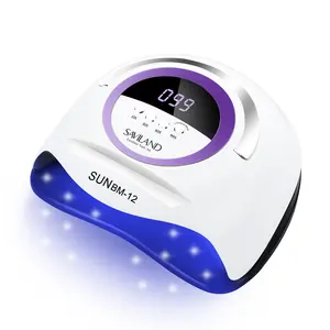 SAVILAND 300W UV Nail Lamp: Smart Sensor Nail Dryer with 72 LED Beads for Ultra-Fast Gel Curing, Dual Light Source Flash Cure, 4 Timer Settings, Professional Nail Lamp for Salon & Home Manicure Use summervibes