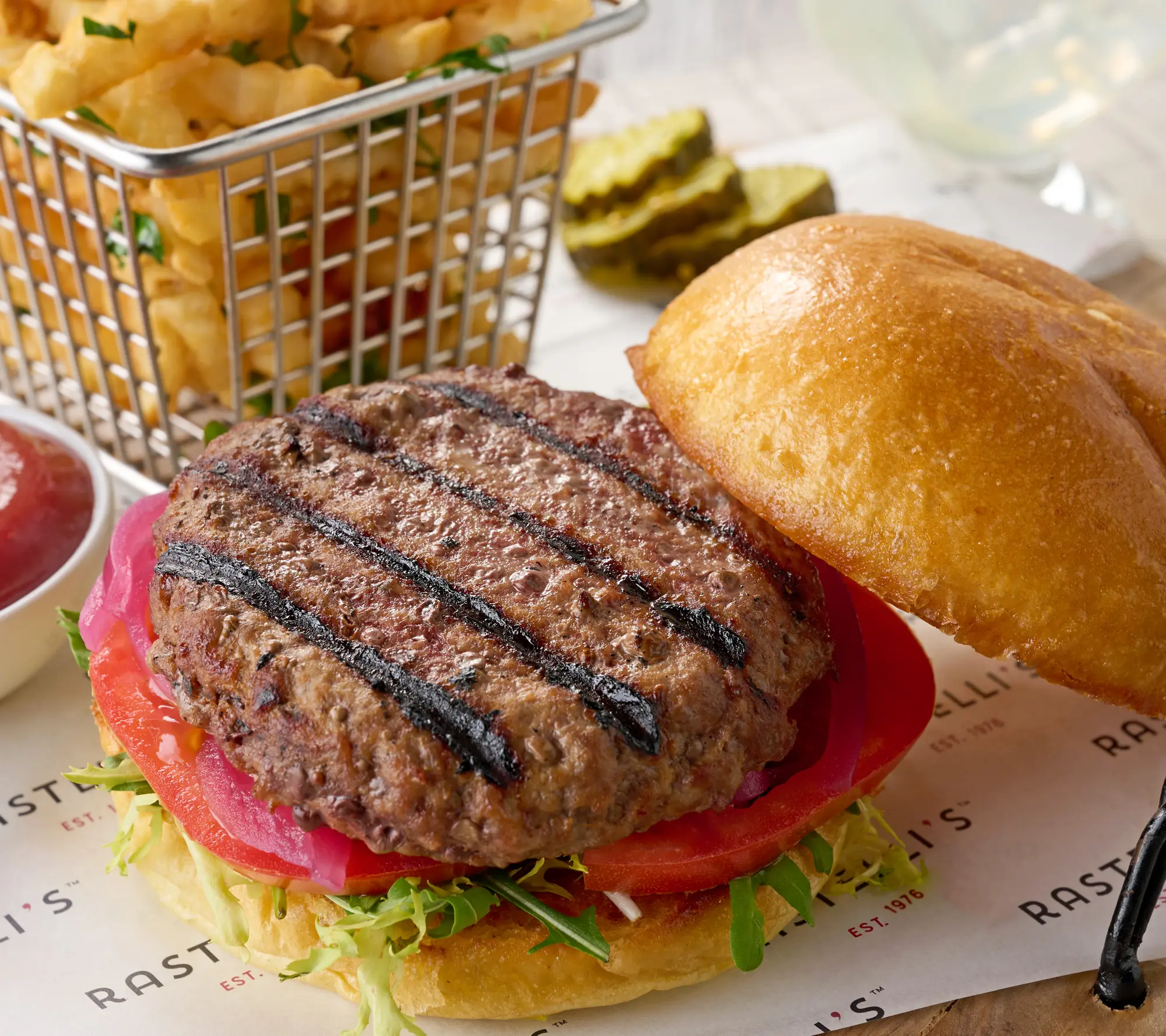 Rastelli's (14) 5.33-oz Private Stock Steak Burgers Food Beef