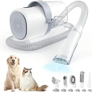 Dog Grooming Kit, Pet Grooming Vacuum & Dog Clippers, Strong Power Multifunctional Pet Hair Shedding Tool With Metal Construction, For Cats And Small Breeds