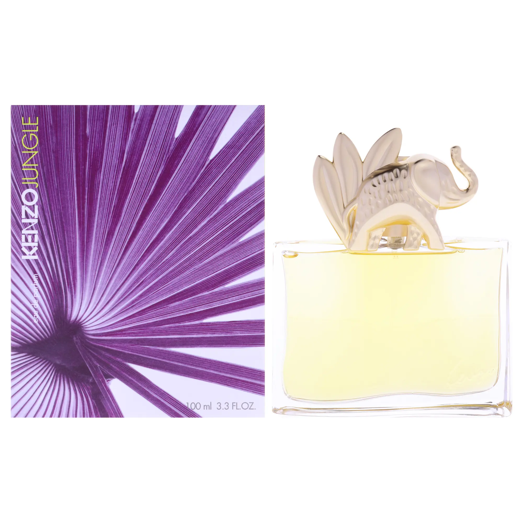 Kenzo Jungle Le Elephant Eau de Parfum Spray for Women, 3.3 oz, All Seasons Unisex Fragrance