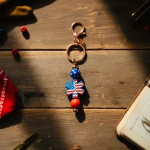 The Hero's Charm Keychain for EMS Professionals - Celebrates Courage Honor and Patriotism - Personal Accessory or Thoughtful Gift