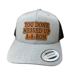 Done messed up hat snapback and flex fits