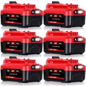 2025new 1~6countS For Craftsman V20 20Volt 8.0Ah MAX Li-ion Battery CMCB204 CMCB202 CMCB201
