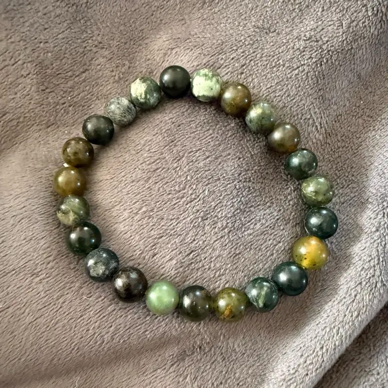 Natural Serpentine Crystal Bracelet