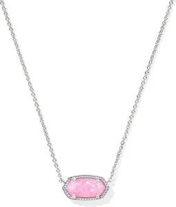 Kendra Scott Elisa Silver Short Pendant Necklace 9608877668
