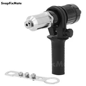 Snapfixmate Rivet Gun Adapter Kit with Handle Grip Riveter Drill Attachment Riveting Hand Tool Insert Nut for Cordless Electric Power Drill, TikTokShopBlackFriday
