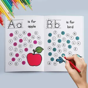 Alphabet Tracing Book, 1 Count Letter & Number & Shape Tracing Book, Educational Learning Book for Kids, School Supplies, Classroom Supplies, Teaching Supplies, Learning Materials, Tracing Preschool Books
