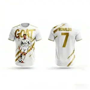 Ronaldo #7 Soccer Jersey - 3D Print Breathable Sports T-Shirt