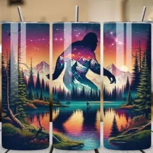 Big foot | 20oz sublimation transfer print out (TRANSFER ONLY, NOT A FINISHED TUMBLER)