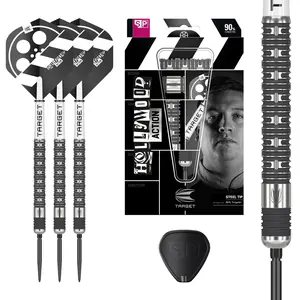 TARGET Darts Chris Dobey Hollywood Action 90% Tungsten Steel Tip Swiss Point Dart Set – Player Edition Darts, Pro Grip Shafts & Pro Ultra No.2 Flights, SP Tool Included, Professional Darts Sets