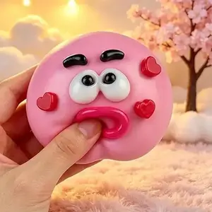 NEW Curiosities Smushers Dog Face Swap Squishy Toy - Soft, Moldable, Slow Rising Squishies, Anxiety Fidgets, Whimsical Gift for Adults, Relaxing Sensory Desk Accessory