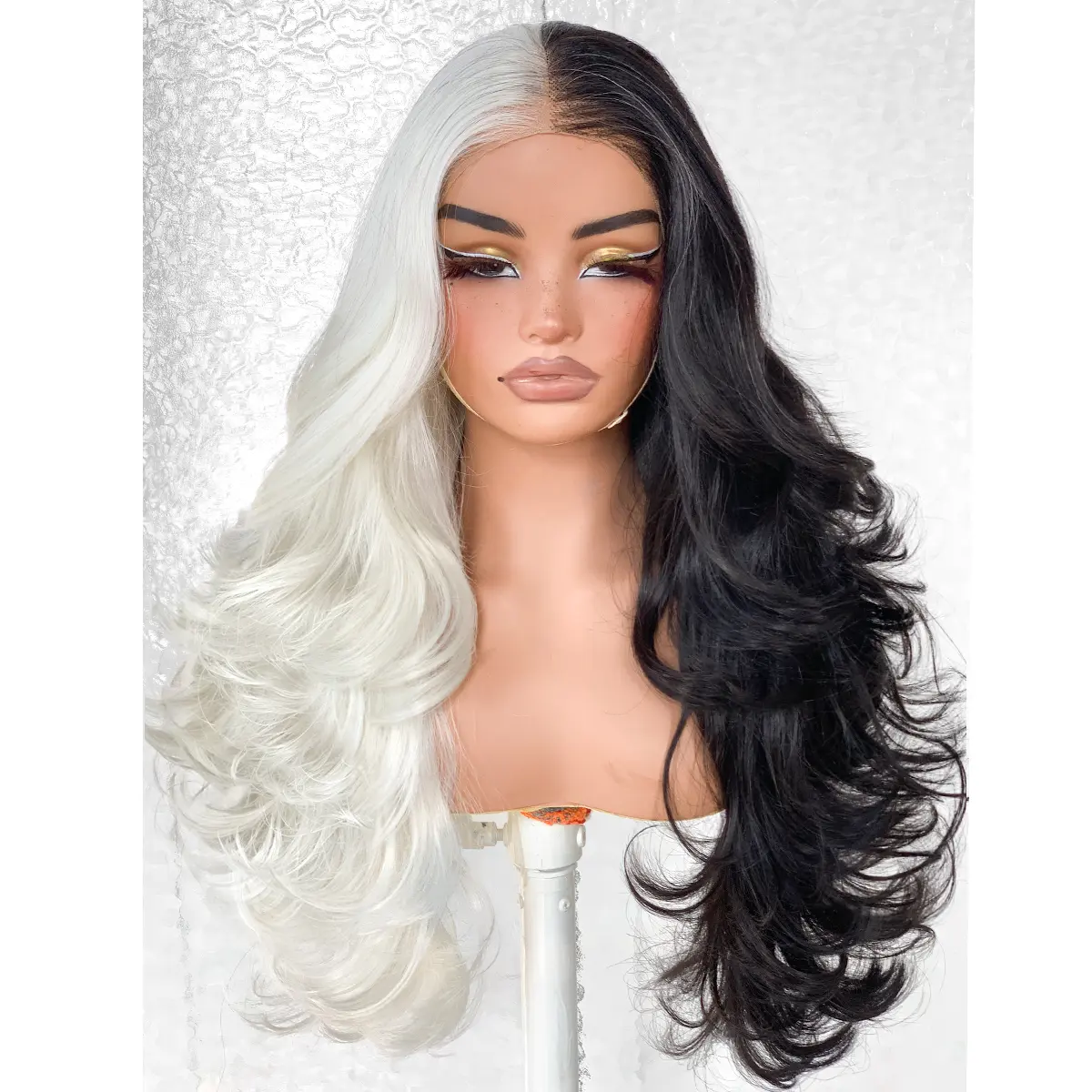Half Black Half Blonde