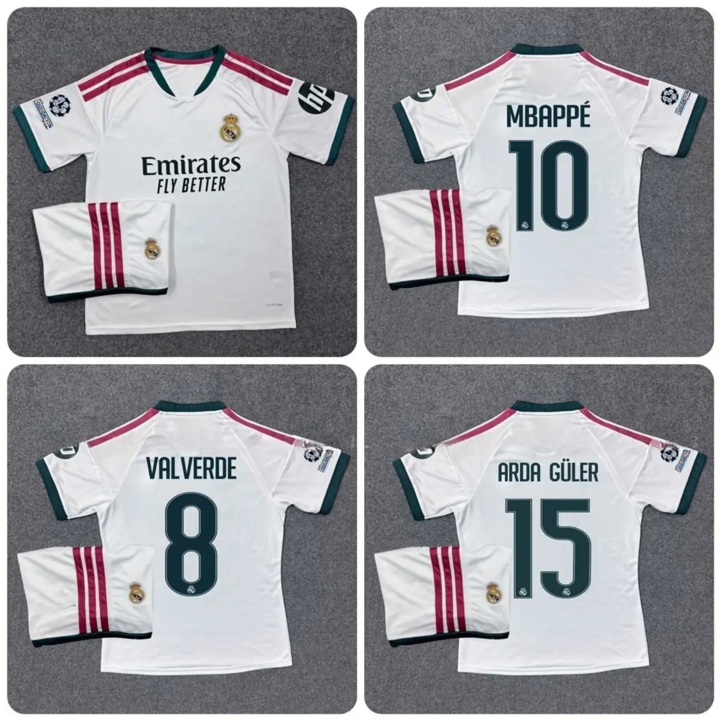 Real Madrid 26/27 Home Football Kit – Premium Dragon-Scale Fabric