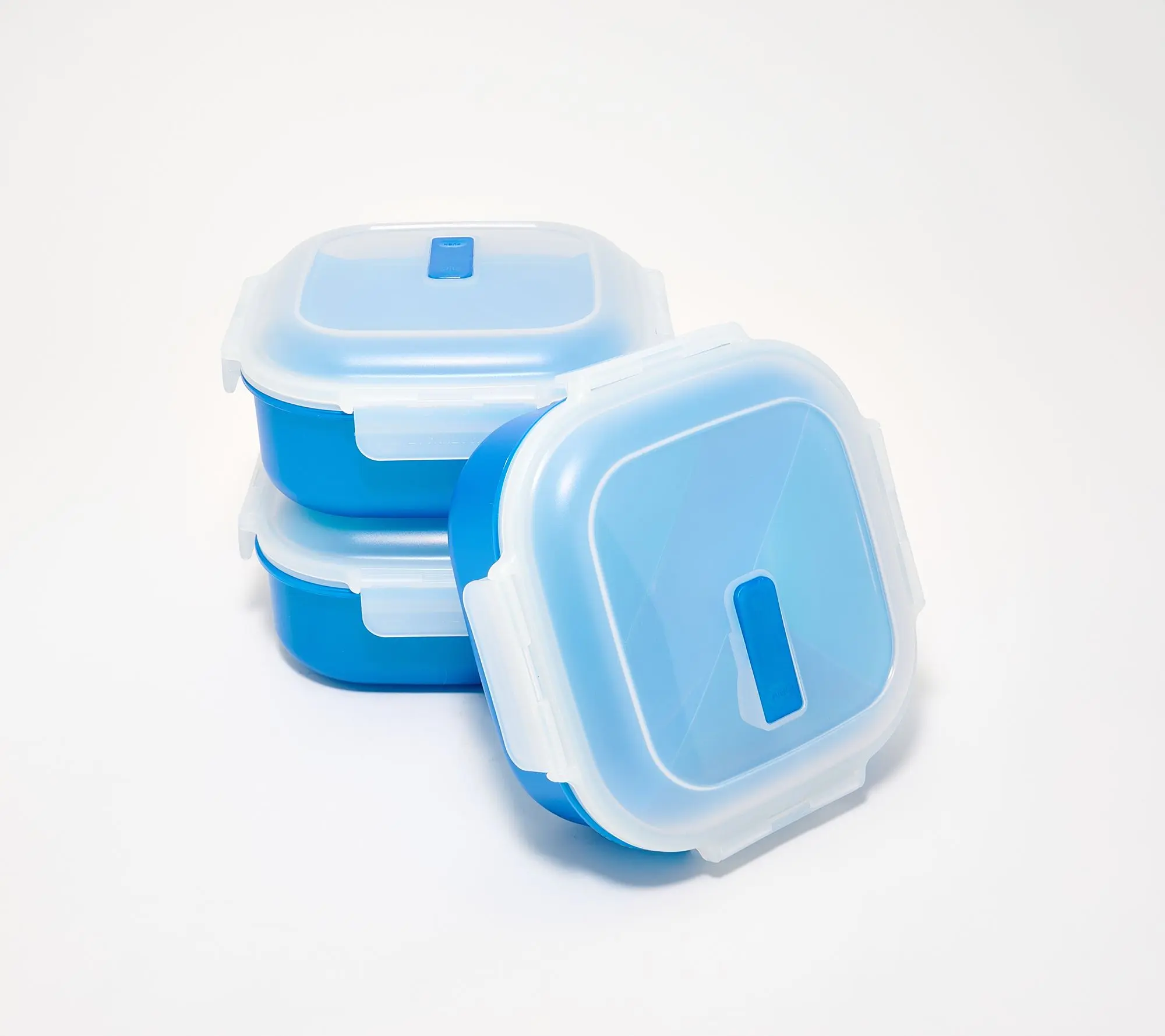 LocknLock S/3 Instant Cook Divided Container w/ Vented Lids LocknLock S/3 Instant Cook Divided Container w/ Vented Lids