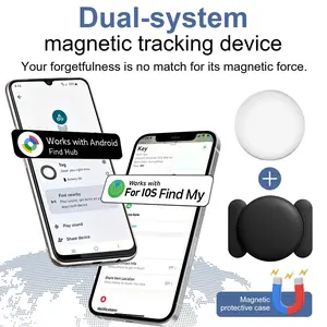1pc GPS Tracker for Cars, Bikes, Pets, Luggage, Personal Items, Magnetic Case, Global Use, iOS Compatible, No Monthly Fee