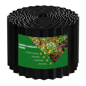 SnugNiture Metal Garden Edging Durable Lawn Border Unique Corrugated Design for Flower Beds & Yard Enhance Your Space with Style