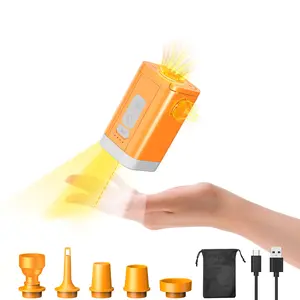 Mini Portable Air Pump – Fast Inflation for Pool Floats & Inflatable Sofas, High-Power 33W with 0.72PSI Pressure, 170L/min Airflow & 2400mAh Battery,CAPSULE 04OR