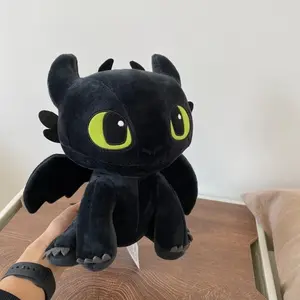 New To Train Your Dragon Anime Figures Toothless Plush Toy Doll Toothless Plush Toy Room Children Toy Cute Kawaii  Birthday Gift