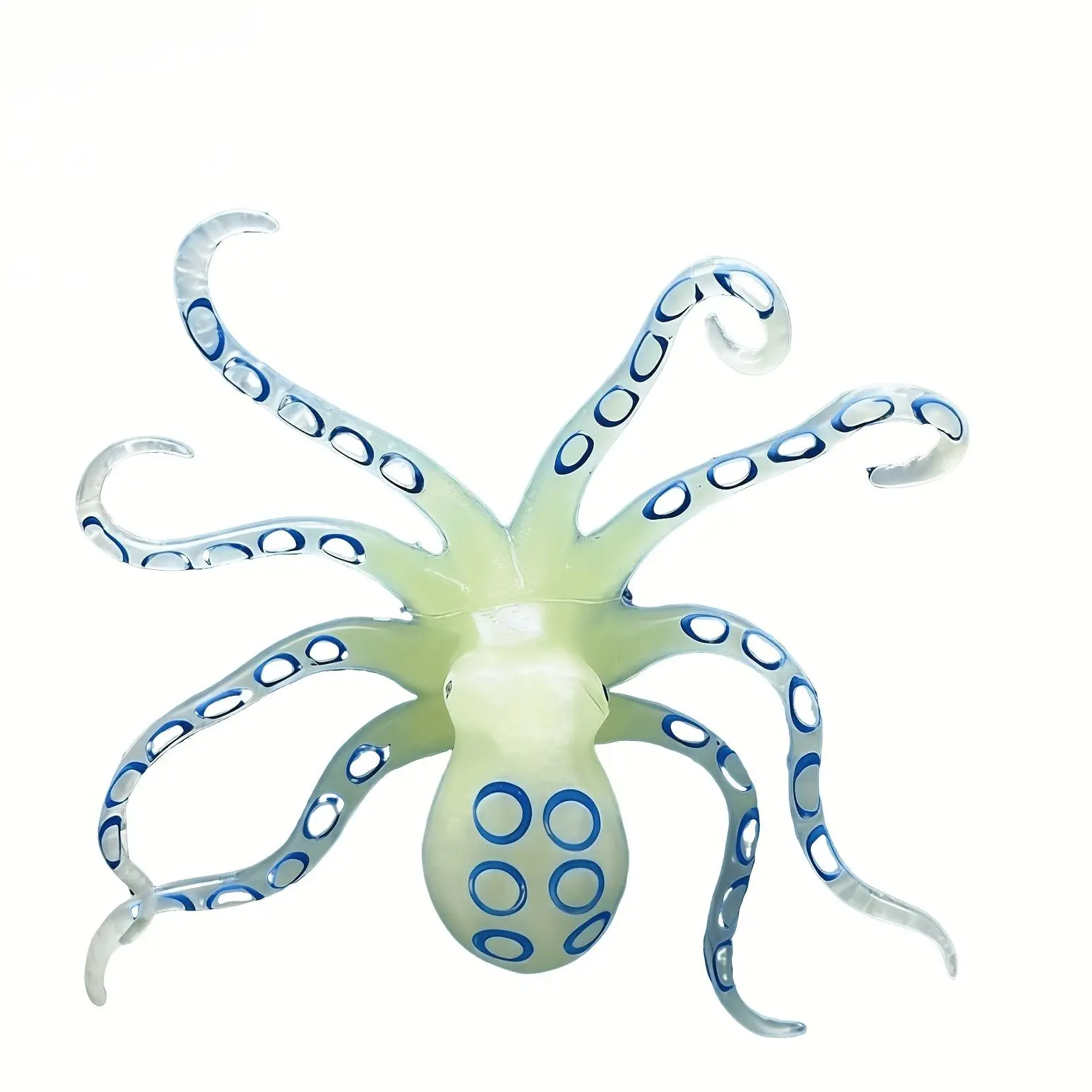 Glow-in-the-dark stretchable octopus jellyfish toy, luminous marine animal toy, suitable for home play, party gifts, classroom entertainment, birthday presents, aquarium decoration, car decoration, outdoor recreation