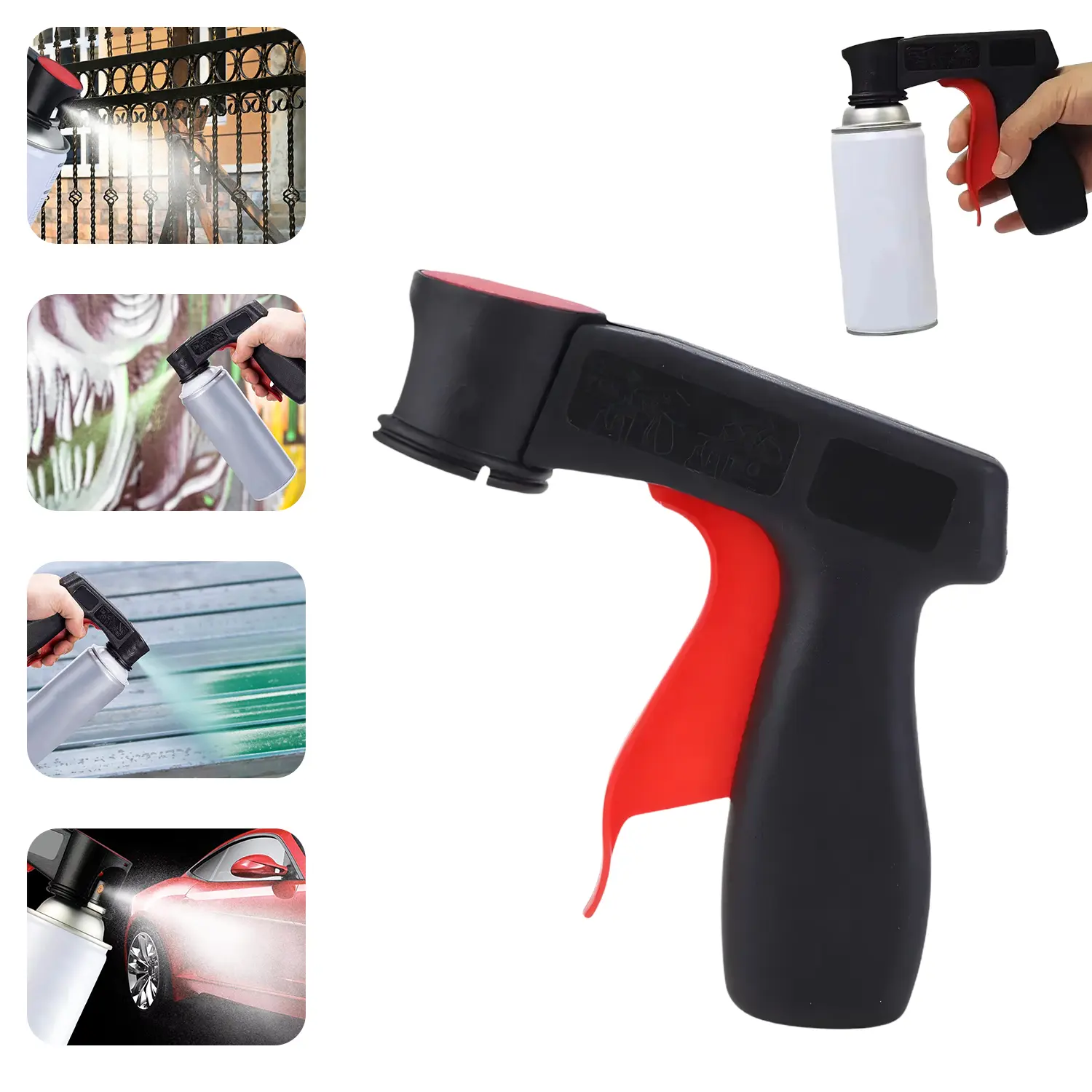 Portable Spray Gun Handle, Universal Handheld Paint Sprayer Grip for ...