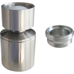 Brushed Nickel Rotate Sink Faucet Aerator.kitchen,bathroom faucet nozzle aerator,faucet extender, 360  swivel dual flow sprayer for sink tap .