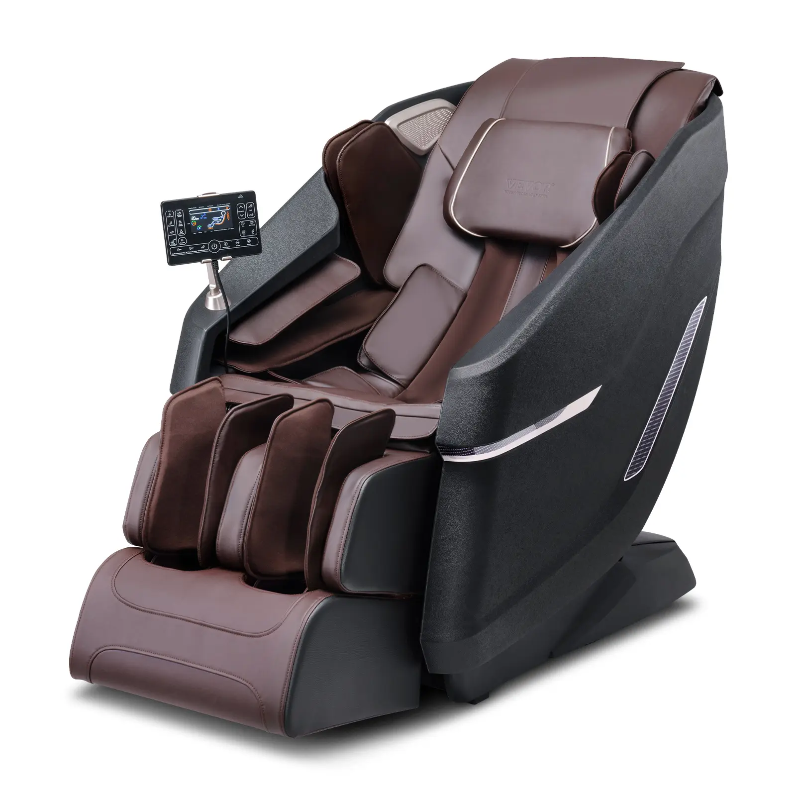 【summerfinds】【Spotlight Day】VEVOR Massage Chair with Flexible SL-Track, Full Body Zero Gravity Recliner, 10-18 Auto Modes, 3D Shiatsu, Heating, Bluetooth Speaker, Airbag, Foot Roller, and Touch Screen