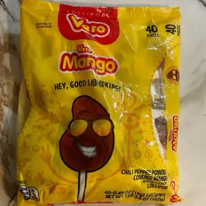 Vero mango lollipops with chili 40ct