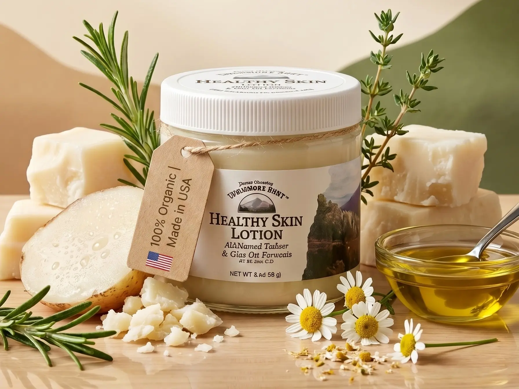 Vermont's Best Beef Tallow Face & Body Moisturizer, Multi-Use Cream for Nourshing, Hydrating & Antiaging Skincare, 100% Grass Fed and Finished with Vitamin D, E, K, B1, Fatty Acids